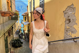 Lace Corset Bodice Mini Dress