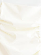 Strapless Sheer Hem Maxi Dress