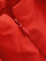 Deep V Crisscross Back Maxi Dress