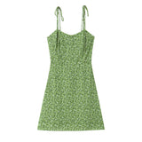 Tie Strap Scoop Neck Mini Dress