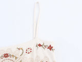 Embroidered Bustier Bubble Mini Dress