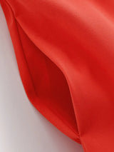 Deep V Crisscross Back Maxi Dress