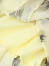 Spaghetti Strap A Line Midi Dress