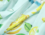 Lemon Print Sweetheart Cami Maxi Dress