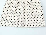 Polka Keyhole Tie Neck Mini Dress