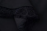 Lace Keyhole Collar Mini Dress