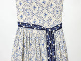 Porcelain Belt Midi Dress