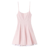 Spaghetti Strap Flared Mini Dress