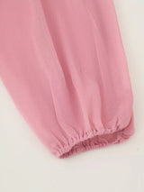 Tie Front Ruffle Maxi Dress