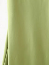 Scarf Neck Satin Maxi Dress