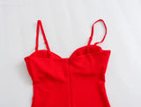 Satin Bustier Slip Maxi Dress