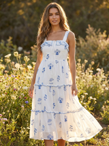 Whisper Tie Strap Maxi Dress
