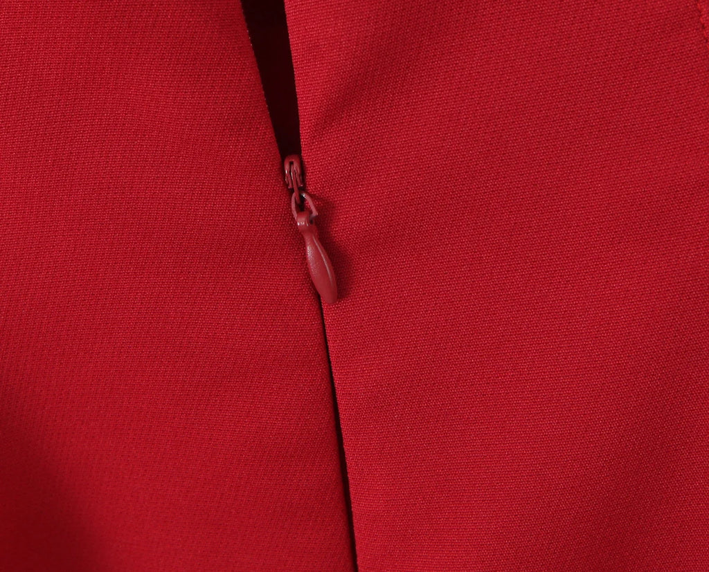 Halter Tie Neck Flare Mini Dress