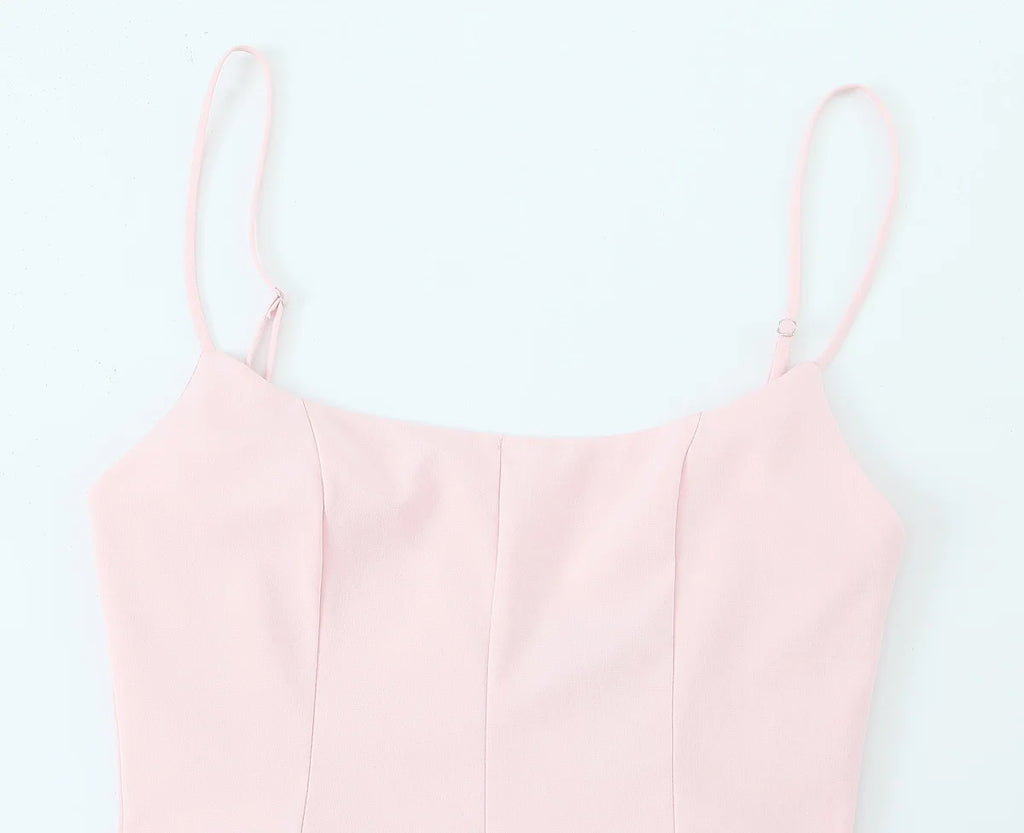 Spaghetti Strap Flared Mini Dress