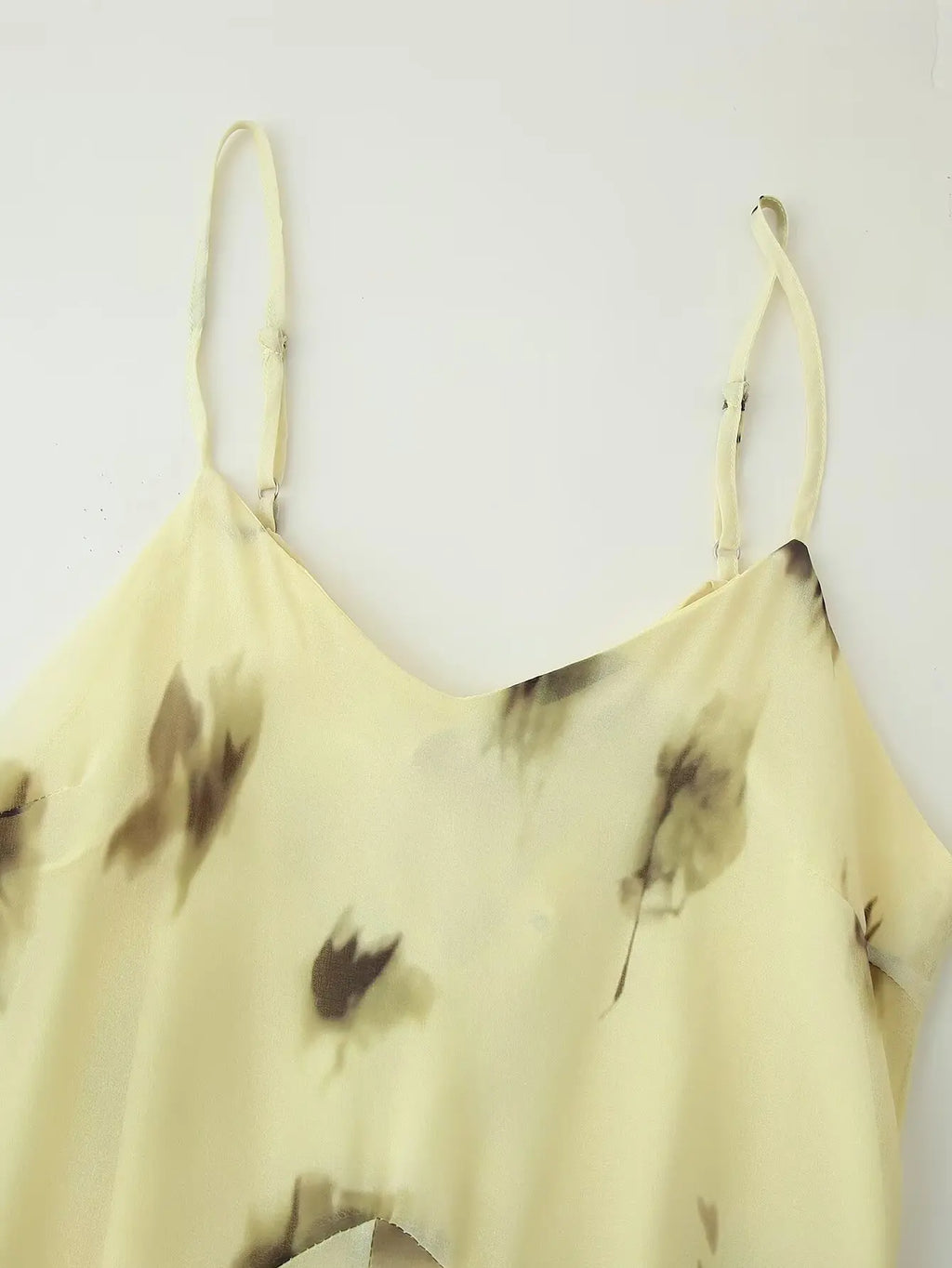 Spaghetti Strap A Line Midi Dress