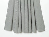 Square Neck Pleated Midi Dress
