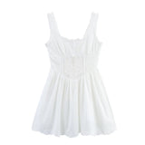 Lace Corset Bodice Mini Dress