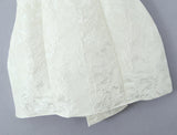 Embossed Floral Mini Dress