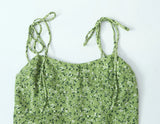 Tie Strap Scoop Neck Mini Dress