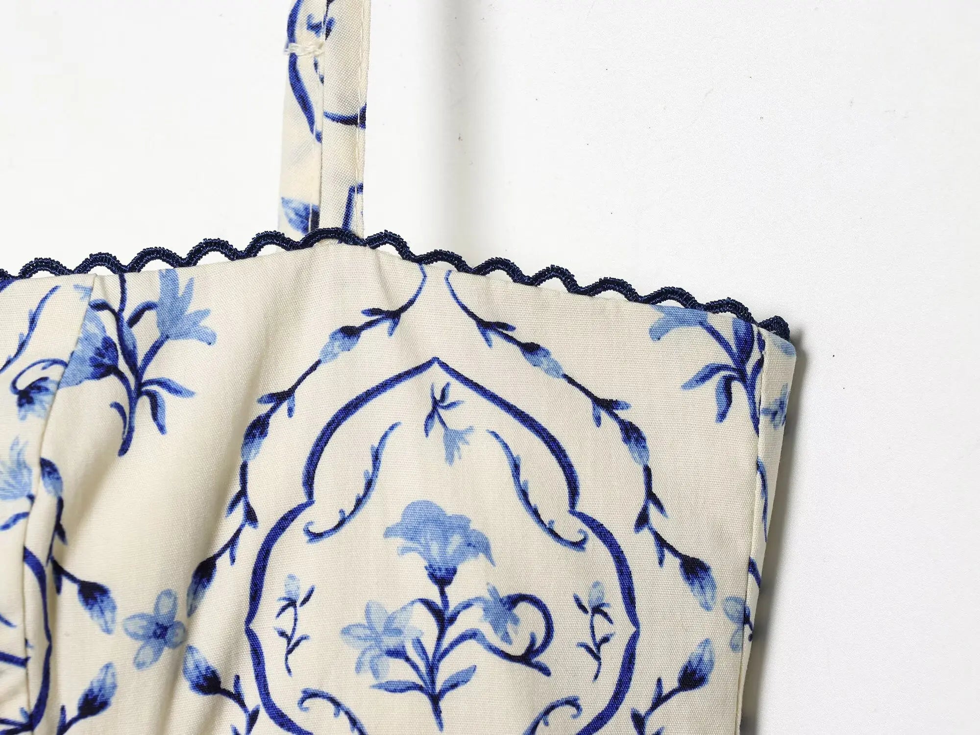 Porcelain Belt Midi Dress