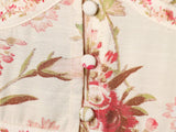 Botanical V Neck Long Sleeve Maxi Dress