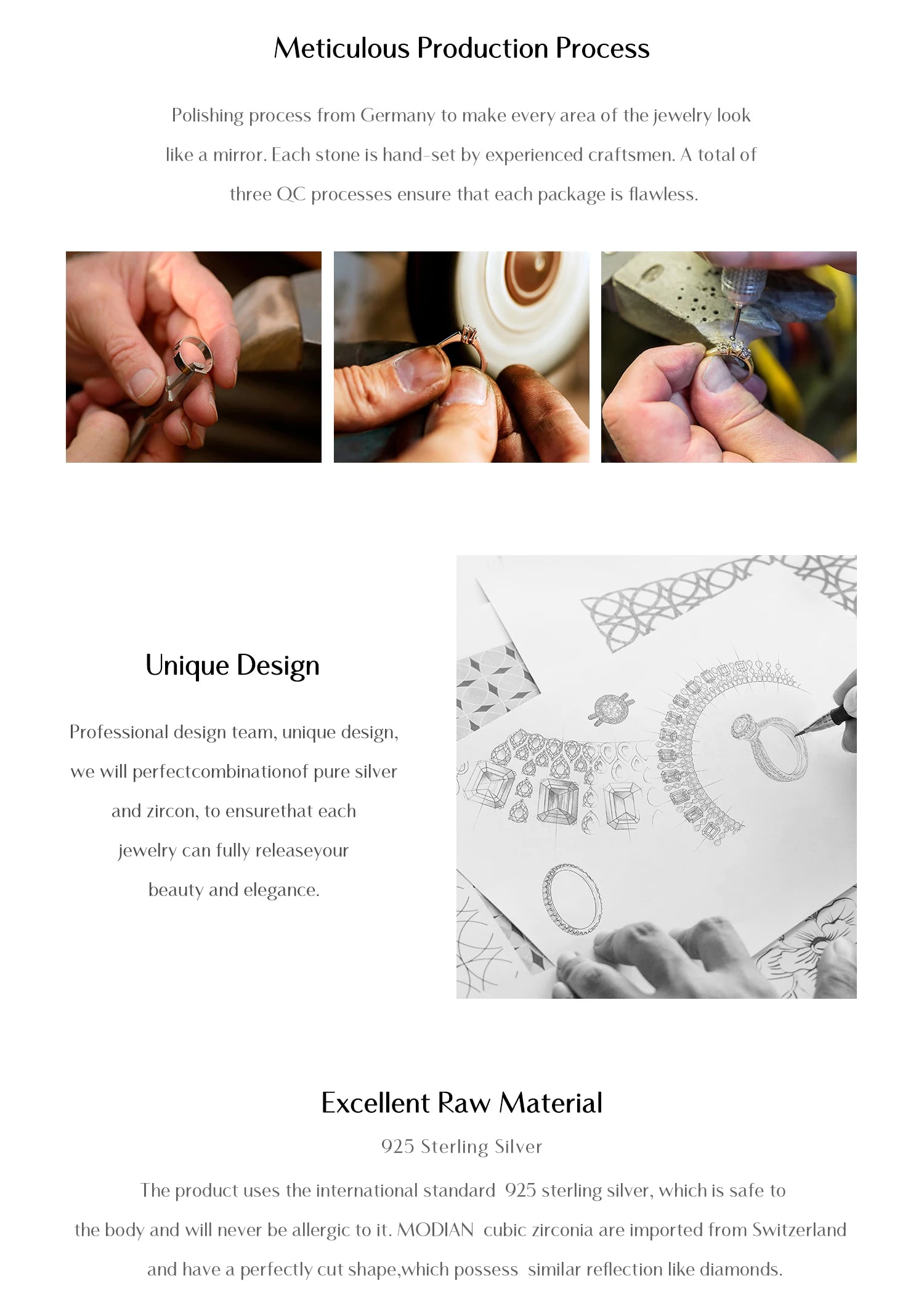 MODIAN 925 Sterling Silver Elegant Sparkling Hexagon Clear Zirconia Wedding Finger Rings For Women Dating Fine Jewelry