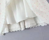 Lace Trim Corset Tie Strap Mini Dress