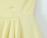 Structured Bustier A Line Midi Dress