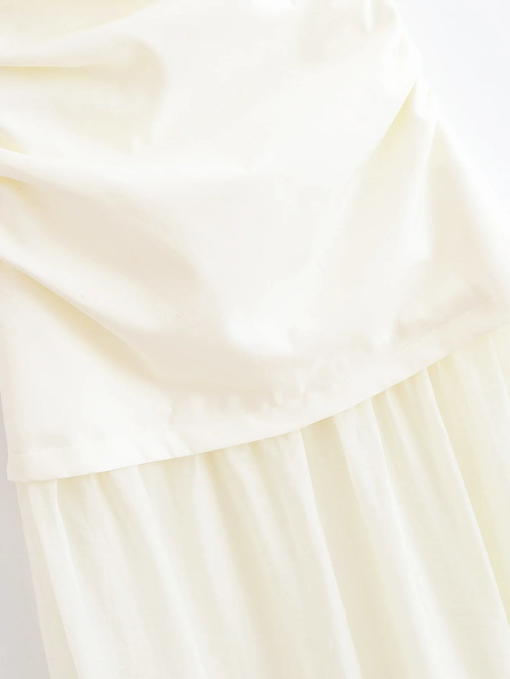 Strapless Sheer Hem Maxi Dress