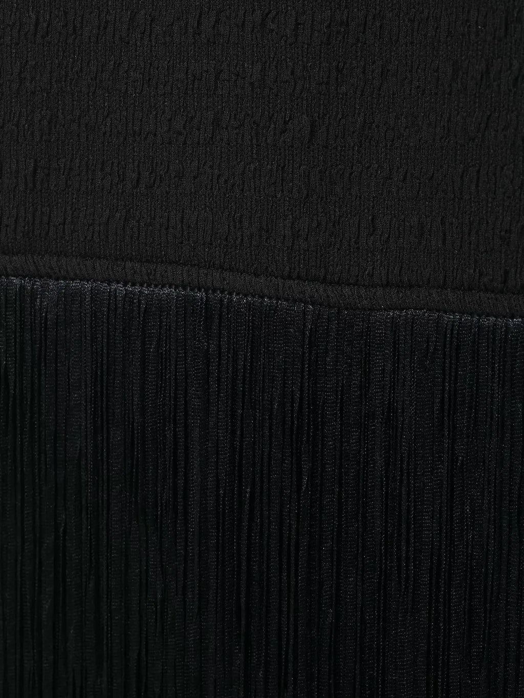 Fringe Cascade Column Maxi Dress