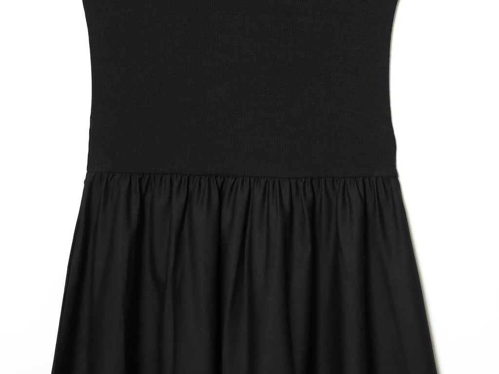 Polo Collar Drop Waist Maxi Dress
