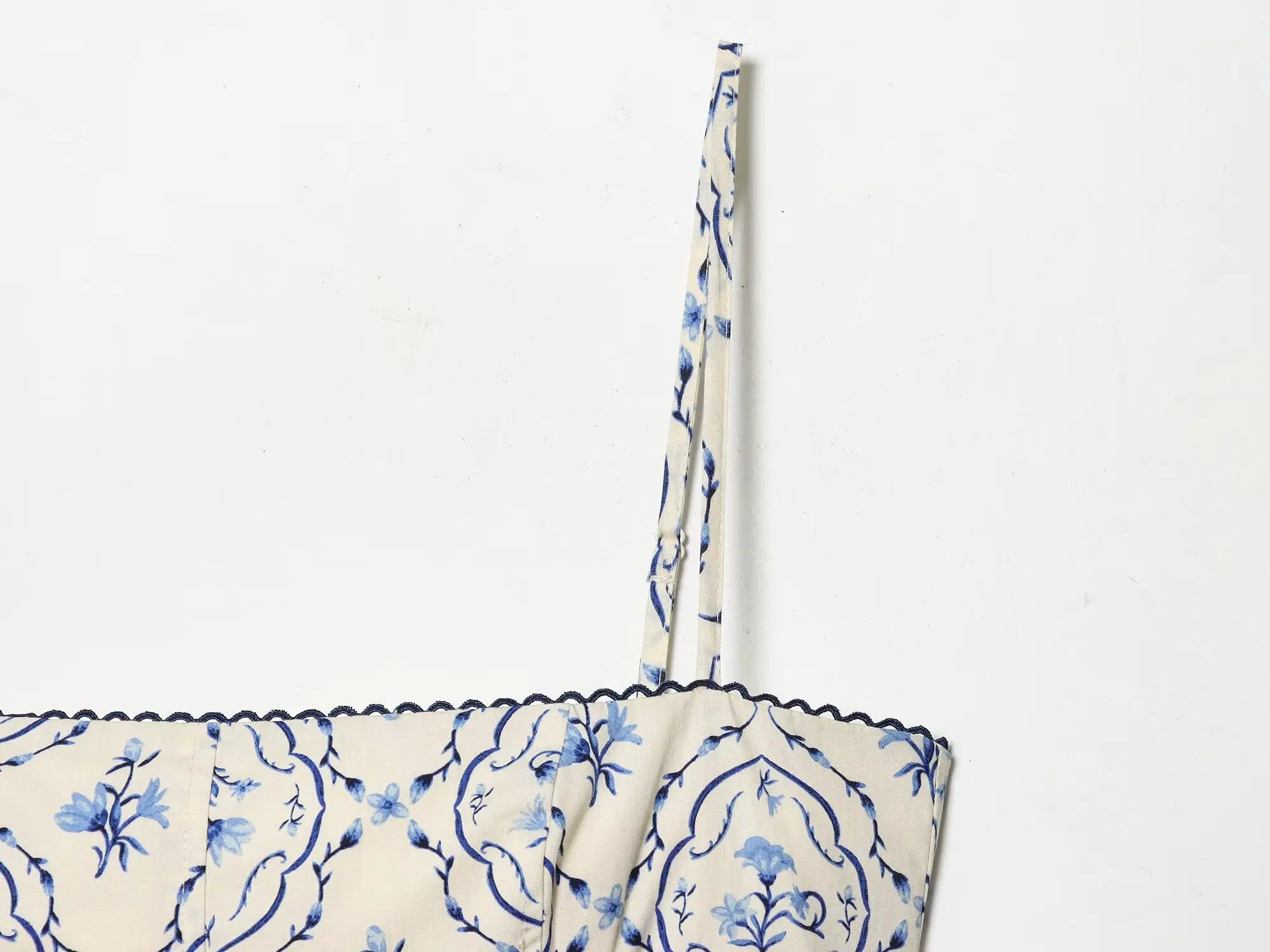 Porcelain Belt Midi Dress