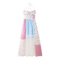 Halter Tie Patchwork Lace Maxi Dress