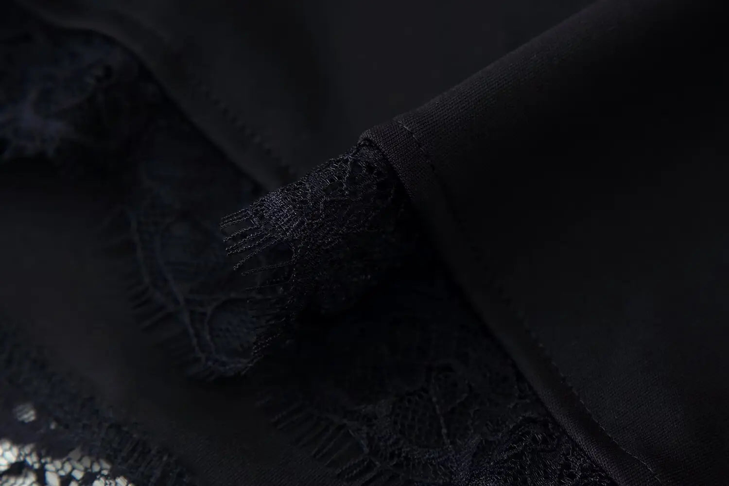 Lace Keyhole Collar Mini Dress