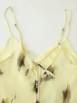 Spaghetti Strap A Line Midi Dress