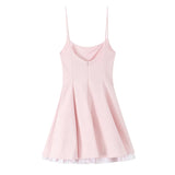 Spaghetti Strap Flared Mini Dress