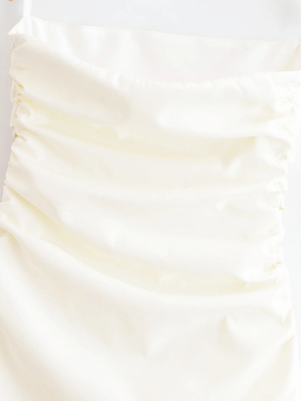 Strapless Sheer Hem Maxi Dress