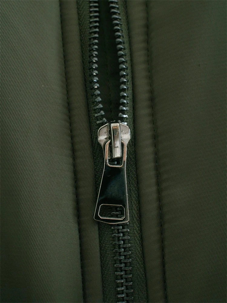 Emerald Utility Bomber Jacket