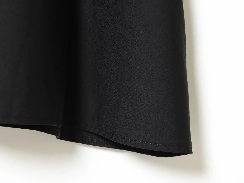 Polo Collar Drop Waist Maxi Dress