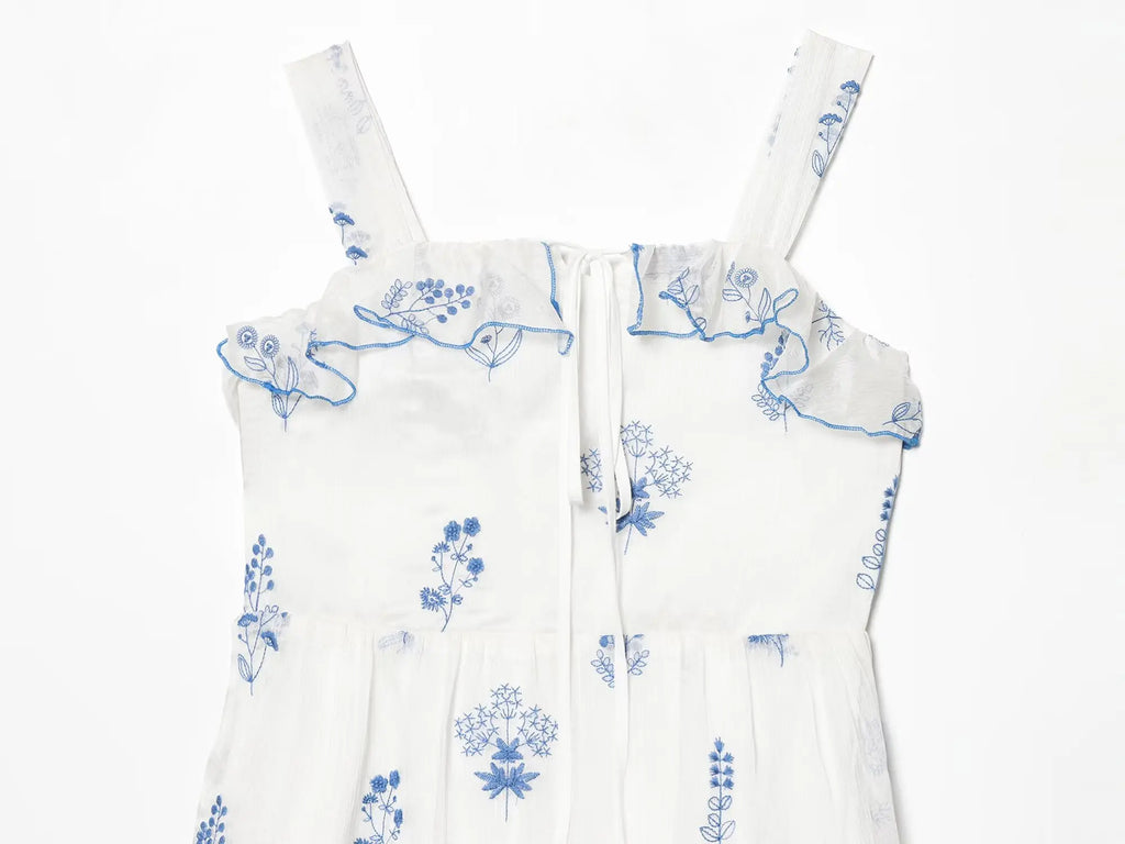 Whisper Tie Strap Maxi Dress