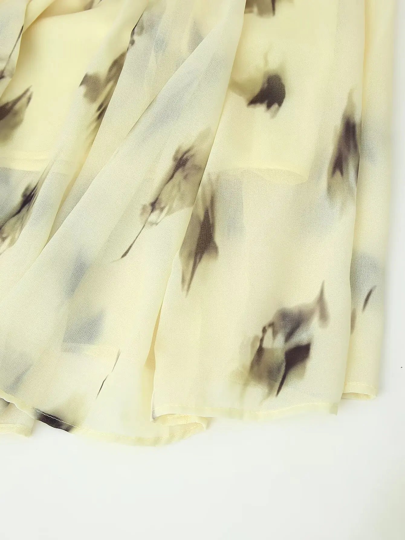 Spaghetti Strap A Line Midi Dress