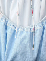 Halter Tie Patchwork Lace Maxi Dress