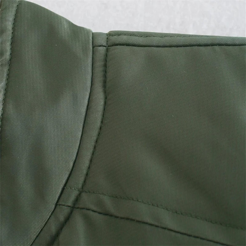 Emerald Utility Bomber Jacket