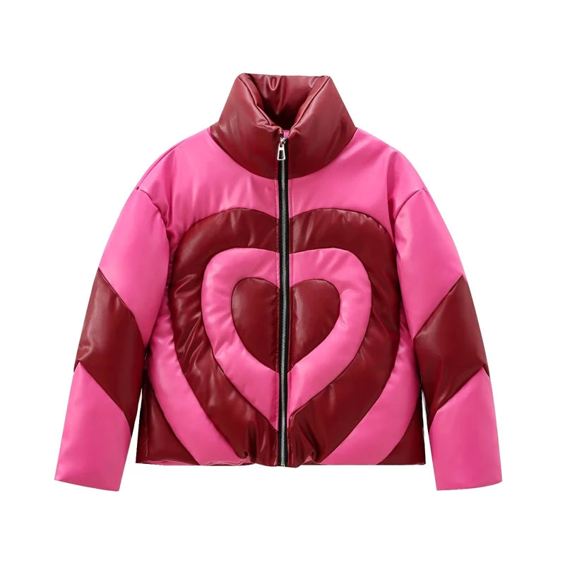 Amora Heart Puffer Jacket