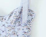 Bow Strap Sweetheart Midi Dress