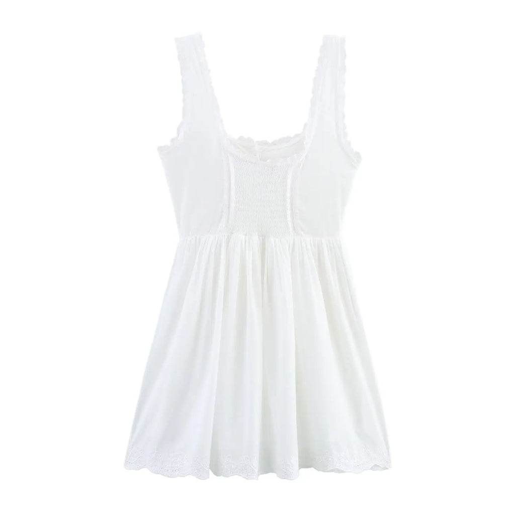 Lace Corset Bodice Mini Dress