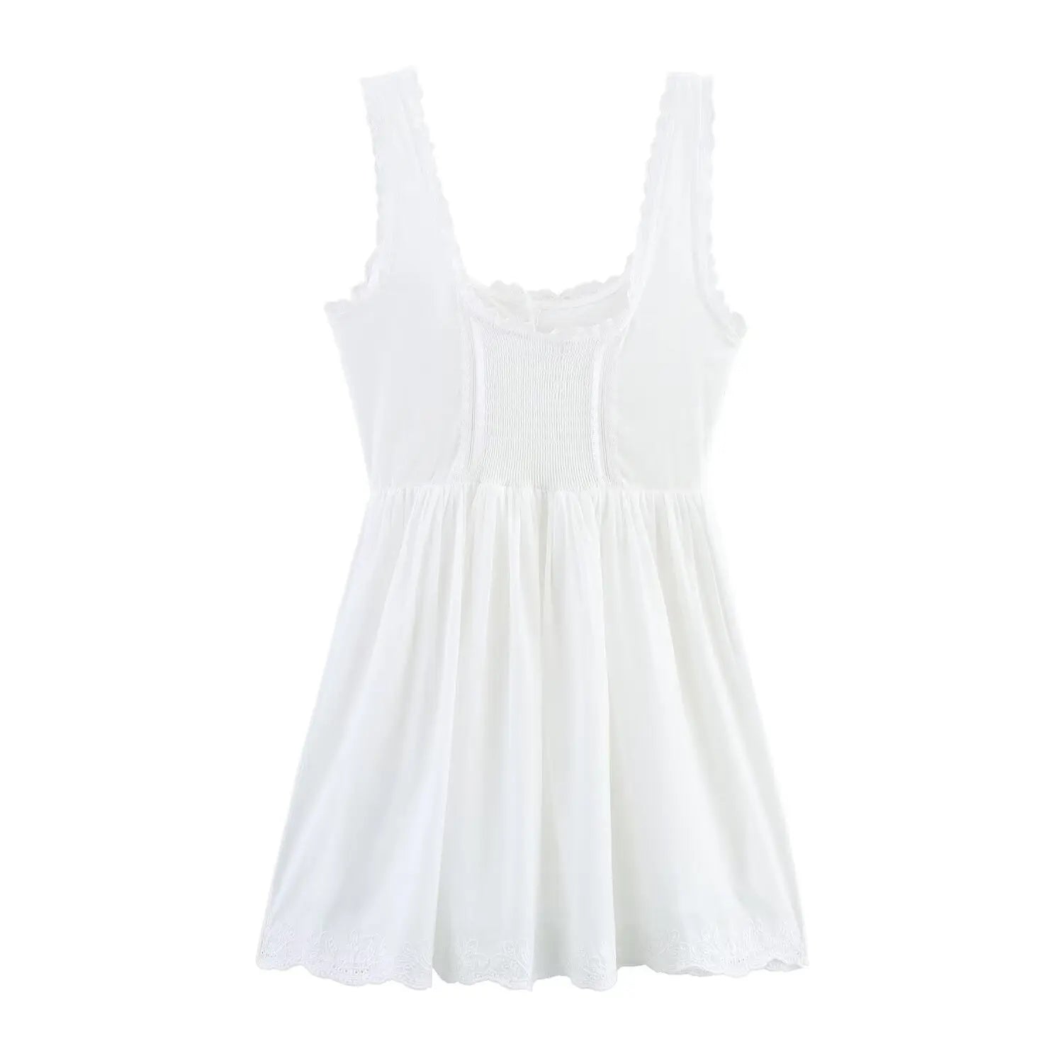 Lace Corset Bodice Mini Dress
