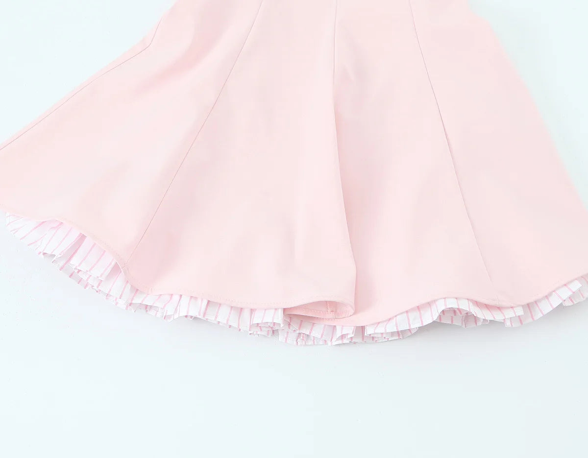 Spaghetti Strap Flared Mini Dress
