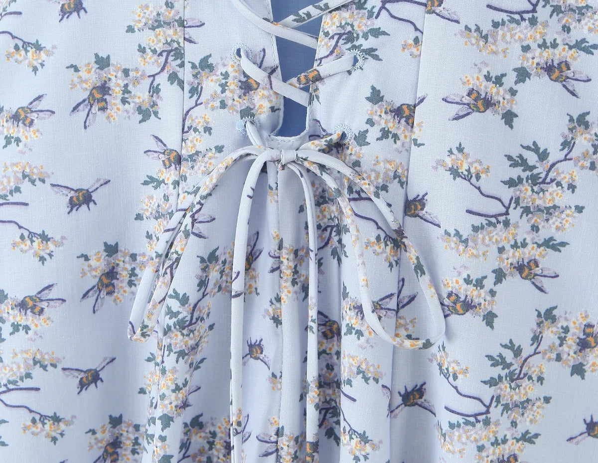 Bow Strap Sweetheart Midi Dress
