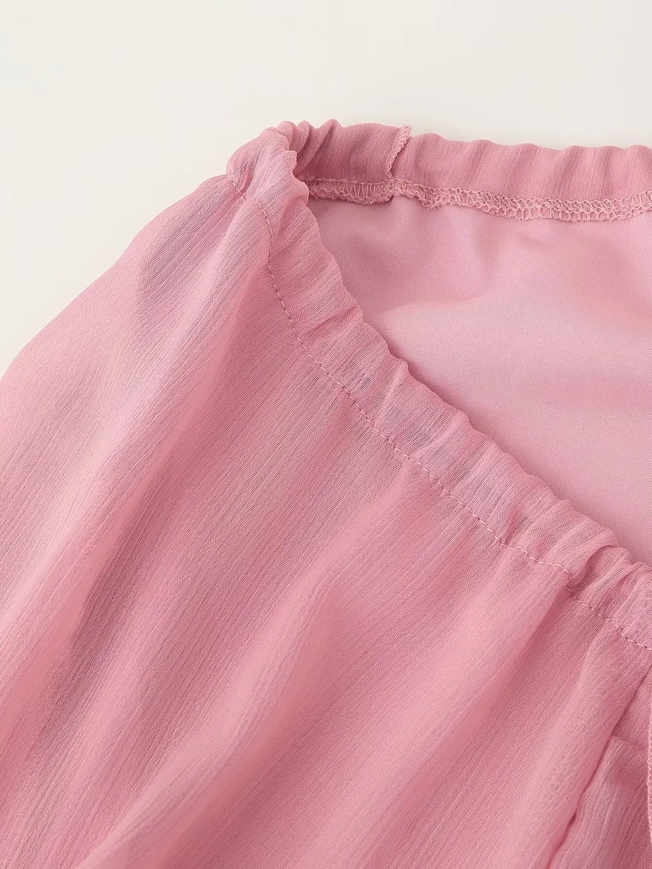 Tie Front Ruffle Maxi Dress
